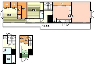 メイプルテラス【3階】の間取り