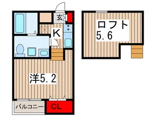 プランドール天台【1階】の間取り