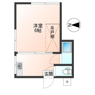 ゆたか荘【2階】の間取り