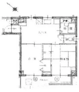 渋谷ハイム【2階】の間取り