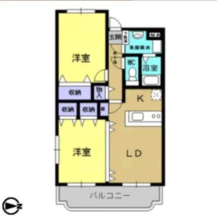 Y&Mアミューズ【2階】の間取り