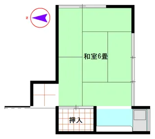 佐々木ハウス【2階】の間取り