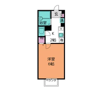 Paseo Flats【2階】の間取り