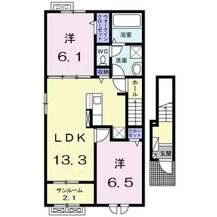 シャイン ヒル【2階】の間取り