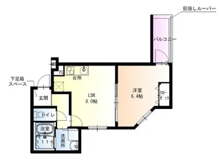 フジパレス岸和田駅前I番館【3階】の間取り