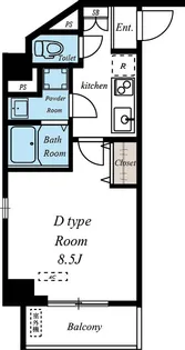 Prussian【4階】の間取り