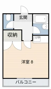 T-コーポ【2階】の間取り