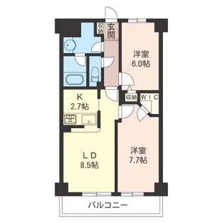 ファミネス 久が原【5階】の間取り