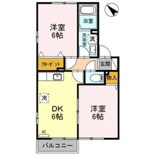 パークハイム【2階】の間取り