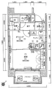 ヴィーダ日本橋イースト【9階】の間取り
