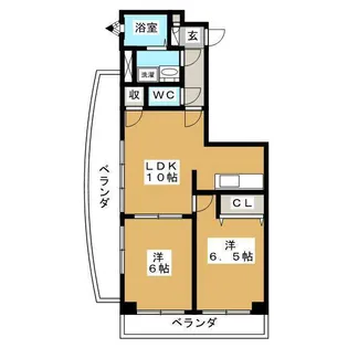 アドヴァンス東戸塚【2階】の間取り