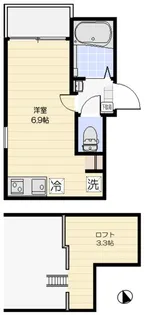 ラウレア練馬【3階】の間取り