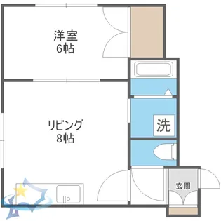 パークレジデンス鶴【3階】の間取り
