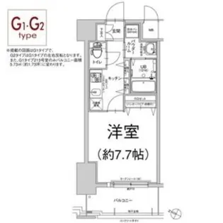 エスリード弁天町南【6階】の間取り