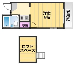 ヒルズ額原2【1階】の間取り