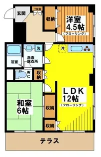 レジ豊郷【1階】の間取り