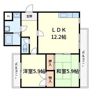 グランドメゾン【2階】の間取り