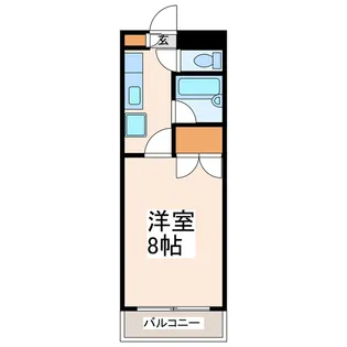 アメニティパレス【2階】の間取り