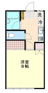 コーポサンライズ【2階】の間取り