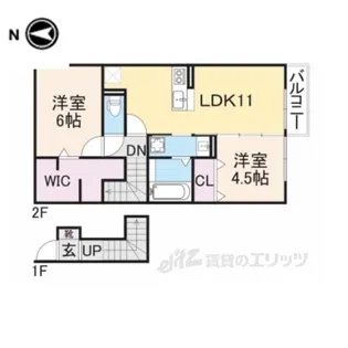 ノヴルラフィーネ【2階】の間取り