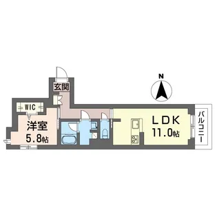 ブランニューディズ【2階】の間取り