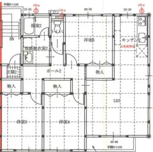 プレステージ大和町A【1階】の間取り