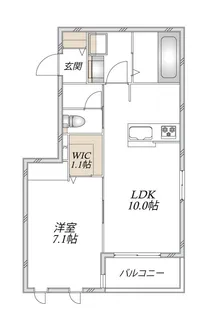 GREEN LEAF【3階】の間取り