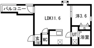 緑と風のクーレ【3階】の間取り