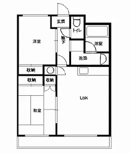 ハイツ・ゆりかもめ【2階】の間取り