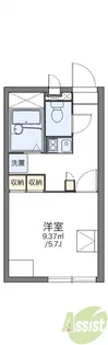 レオパレス大崎【1階】の間取り