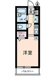 プロムナード中浦和【1階】の間取り