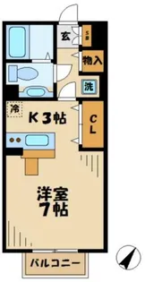 ボナール丸重【2階】の間取り