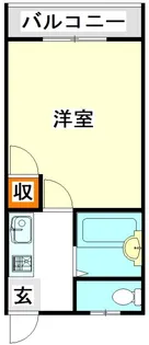 OAマンションII【1階】の間取り