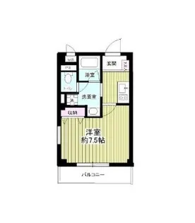 b CASA川崎大師【5階】の間取り
