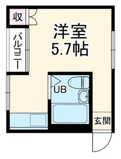 房総ハイツ【2階】の間取り