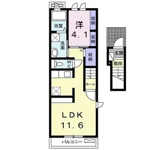 Confort MT【2階】の間取り