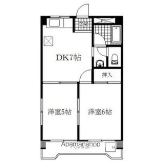 スカイハイツ【3階】の間取り