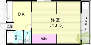 東山グリーンマンション【3階】の間取り