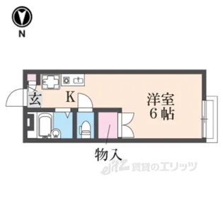 ヌカタロッジ【1階】の間取り