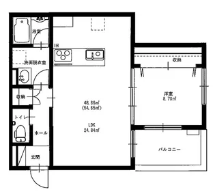 CulmineI(コルミネワン)【3階】の間取り