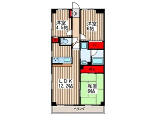 メゾン土呂第2【2階】の間取り