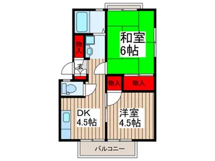 アーバン元町【2階】の間取り