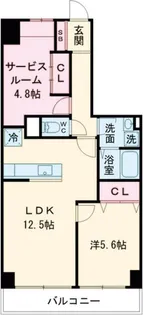 PARK MODERN 西葛西【6階】の間取り