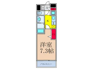 パークフラッツ緑地公園【4階】の間取り