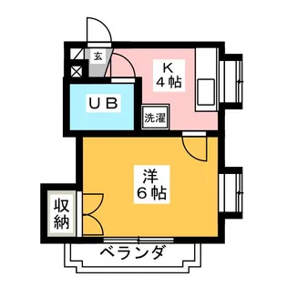 こうまハイム【2階】の間取り