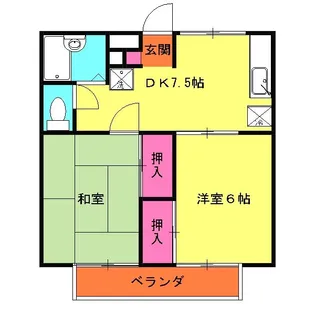 ノーブルメゾン【2階】の間取り