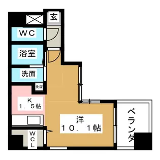エルスタンザ栄南【2階】の間取り