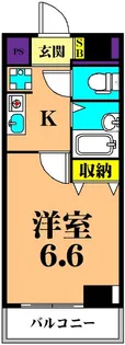 エアリーゼームス坂【2階】の間取り