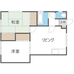 マンション後藤【1階】の間取り