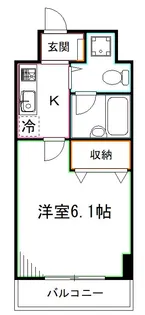 コンフォート中野【3階】の間取り